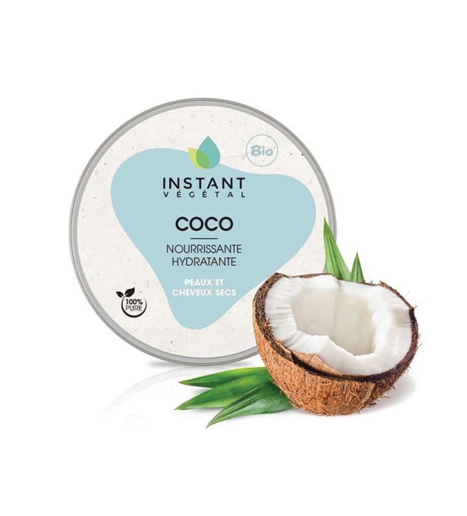 Pot d'huile végétale de coco - Laboratoire Instant Végétal