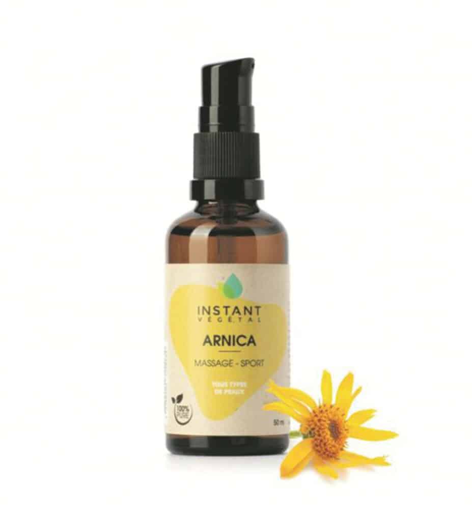 Flacon d'huile végétale d'arnica - Laboratoire Instant Végétal