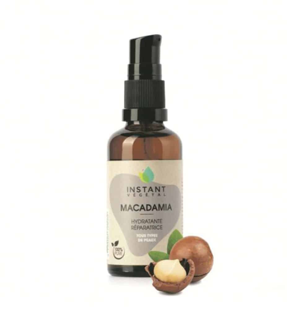 Flacon d'huile végétale de macadamia - Laboratoire Instant Végétal